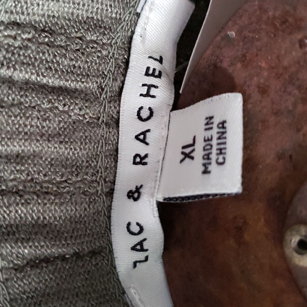 NWT ZAC & RACHEL Olive Green Long Sleeve Top size XL - Picture 6 of 9